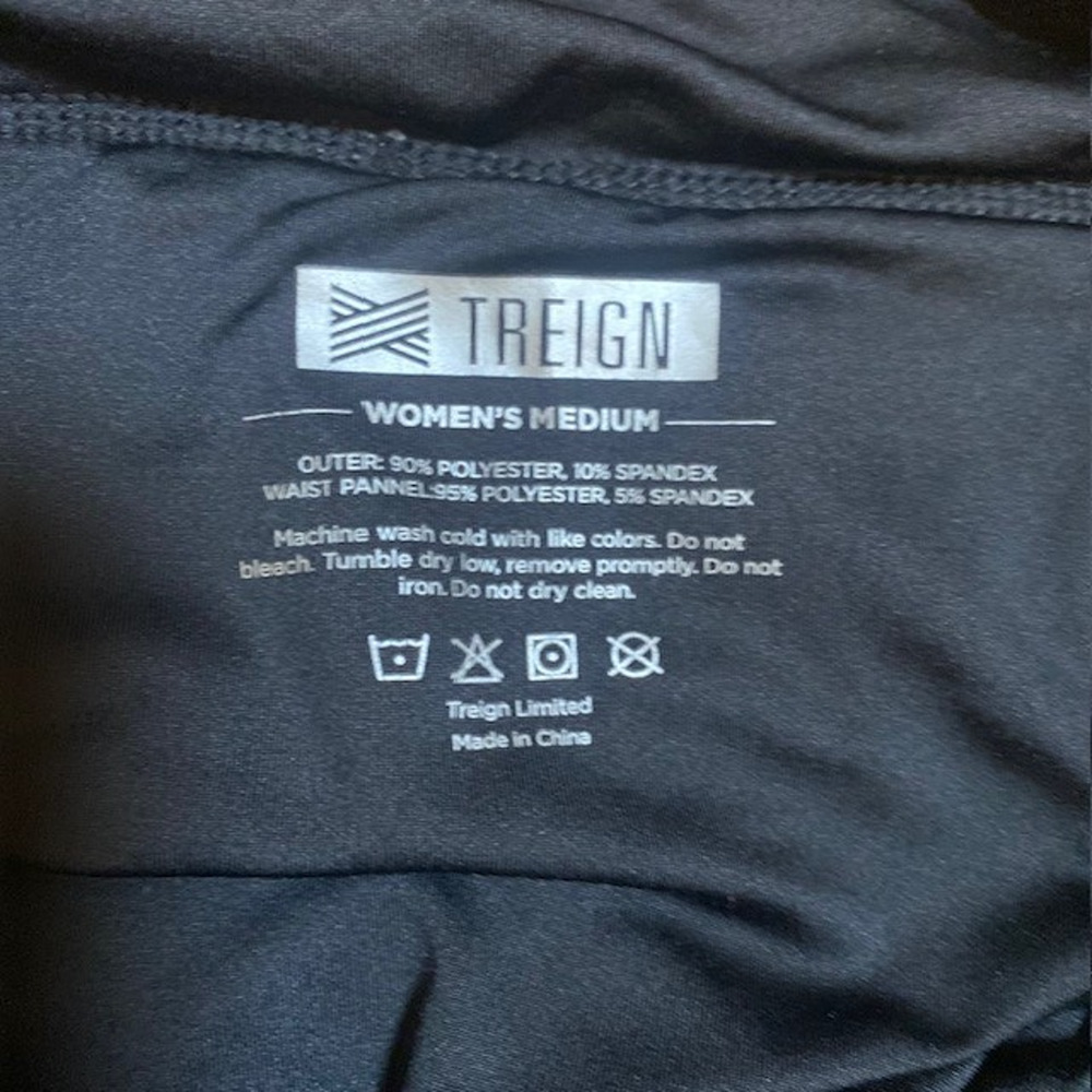 Treign Womens Medium Gray and Black Camo Athletic Running Shorts - Picture 5 of 5